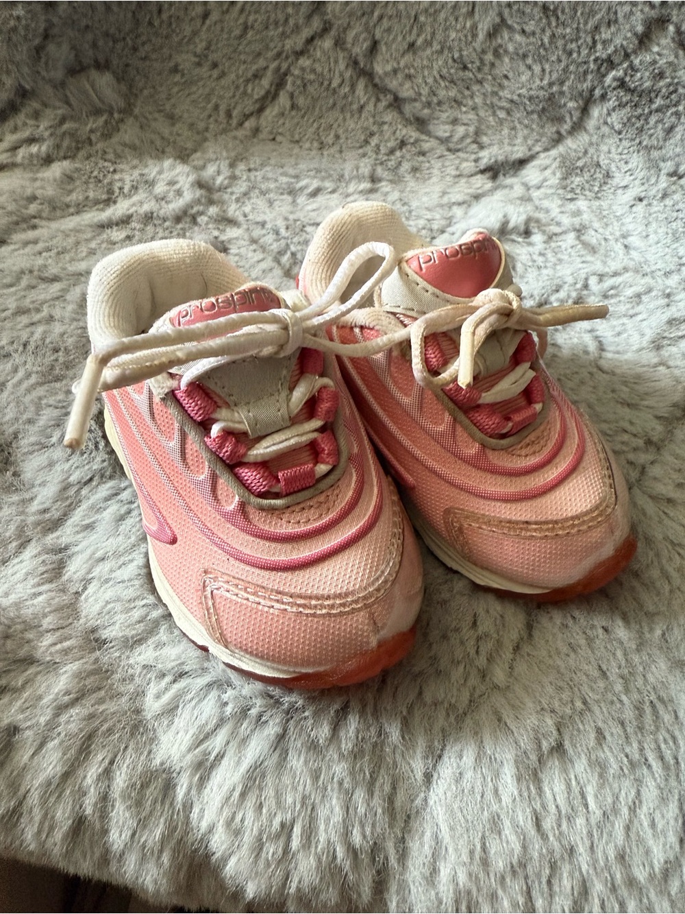 Prospirit Kids Pink Athletic Sneakers - Lightweight Comfort Girls 3